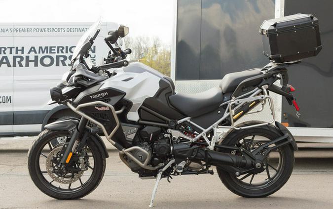 2023 Triumph Tiger 1200 GT Explorer Snowdonia White