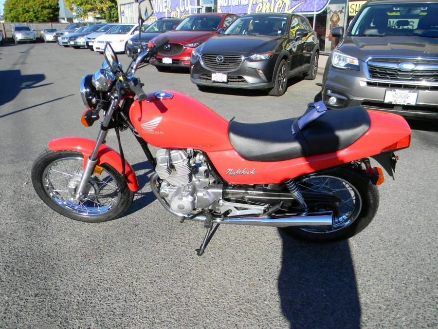 1991 Honda Nighthawk CB250 Passion Red