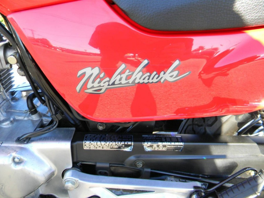 1991 Honda Nighthawk CB250 Passion Red