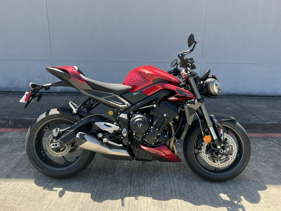 2024 Triumph Street Triple 765 RS Carnival Red