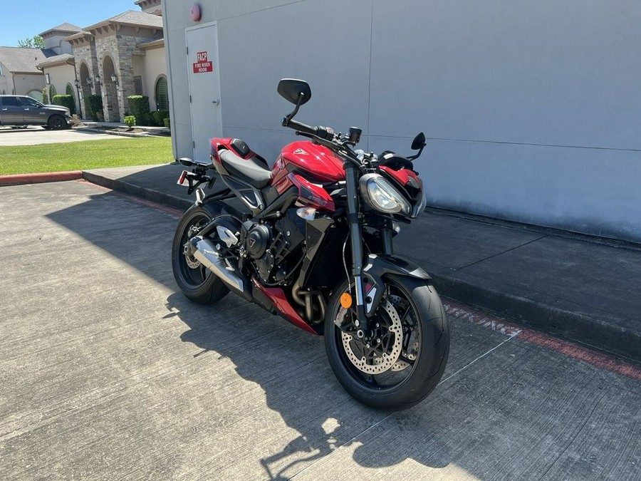 2024 Triumph Street Triple 765 RS Carnival Red