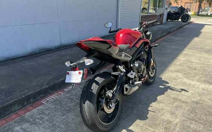 2024 Triumph Street Triple 765 RS Carnival Red