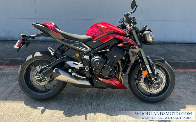 2024 Triumph Street Triple 765 RS Carnival Red