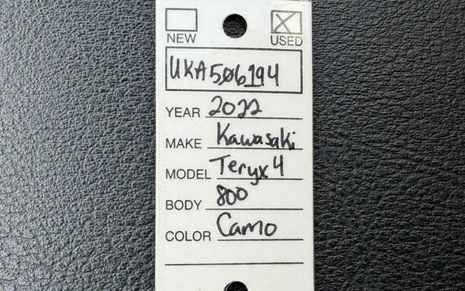 2022 Kawasaki Teryx4