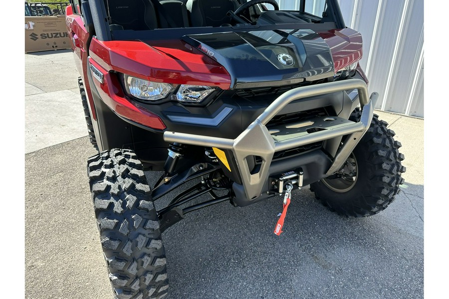 2024 Can-Am Defender Limited HD10 - FIERY RED