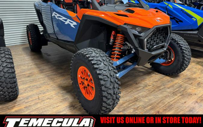 2025 Polaris RZR Pro S 4 Ultimate Orange Burst / Zenith Blue Ultimate
