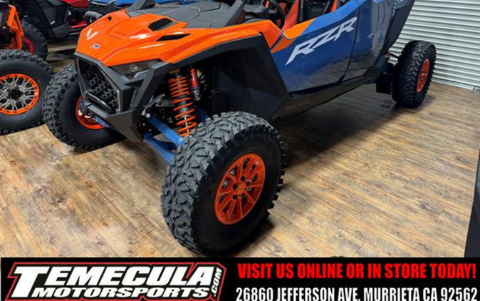 2025 Polaris RZR Pro S 4 Ultimate Orange Burst / Zenith Blue Ultimate