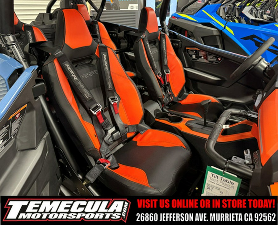 2025 Polaris RZR Pro S 4 Ultimate Orange Burst / Zenith Blue Ultimate