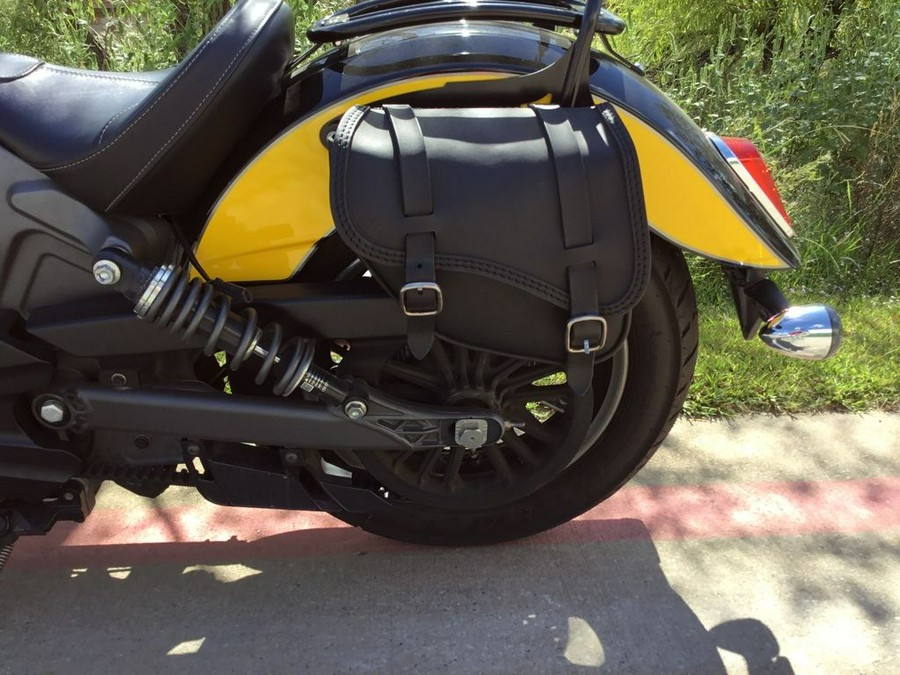 2019 Indian Motorcycle® Scout® Icon Series Thunder Black/Indian Motorcycle Yellow