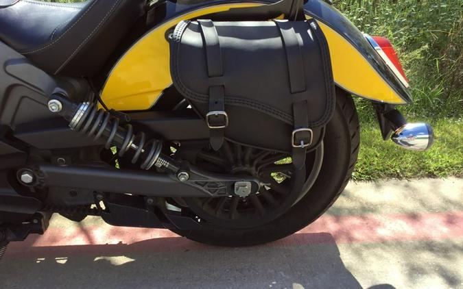 2019 Indian Motorcycle® Scout® Icon Series Thunder Black/Indian Motorcycle Yellow