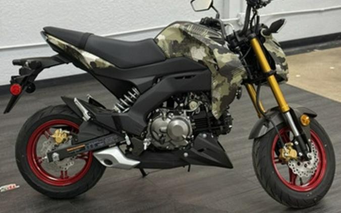 2026 Kawasaki Z125 PRO Cypher Camo Beige