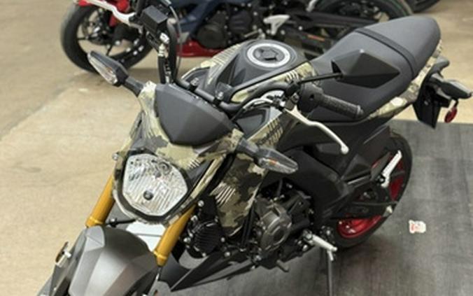2026 Kawasaki Z125 PRO Cypher Camo Beige