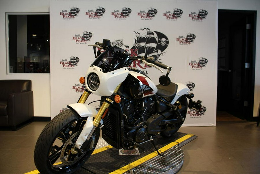2025 Indian Motorcycle® SCOUT 101 WHITE BLACK