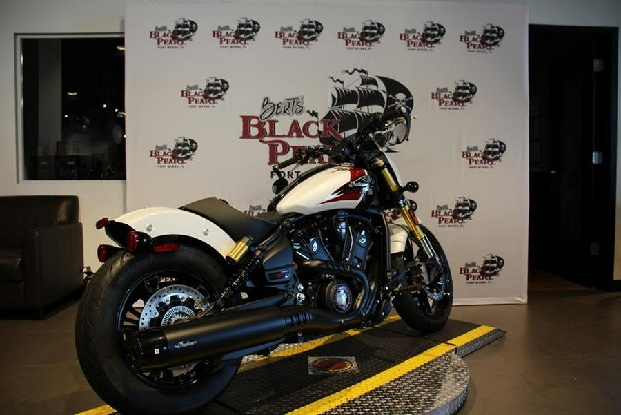 2025 Indian Motorcycle® SCOUT 101 WHITE BLACK