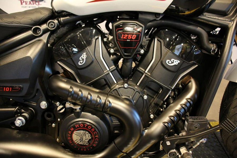 2025 Indian Motorcycle® SCOUT 101 WHITE BLACK