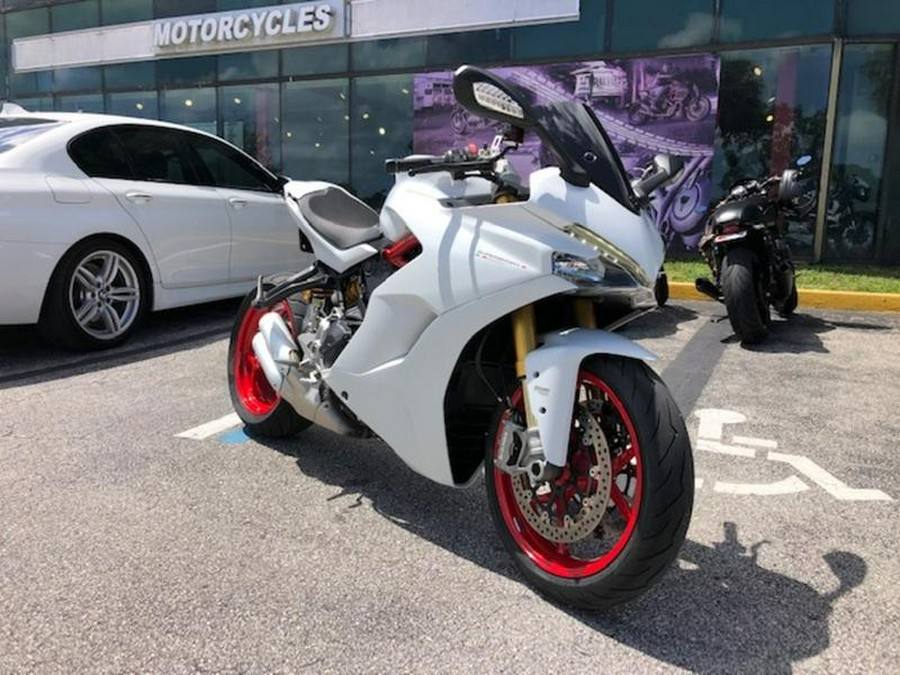 2018 Ducati SuperSport S White Silk