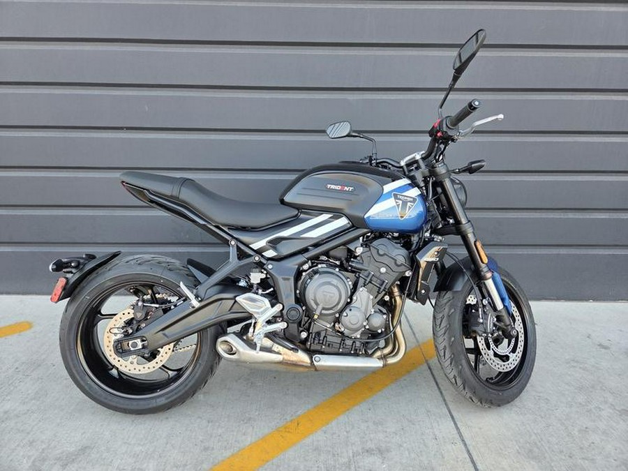 2025 Triumph Trident 660 Cobalt Blue/Sapphire Black
