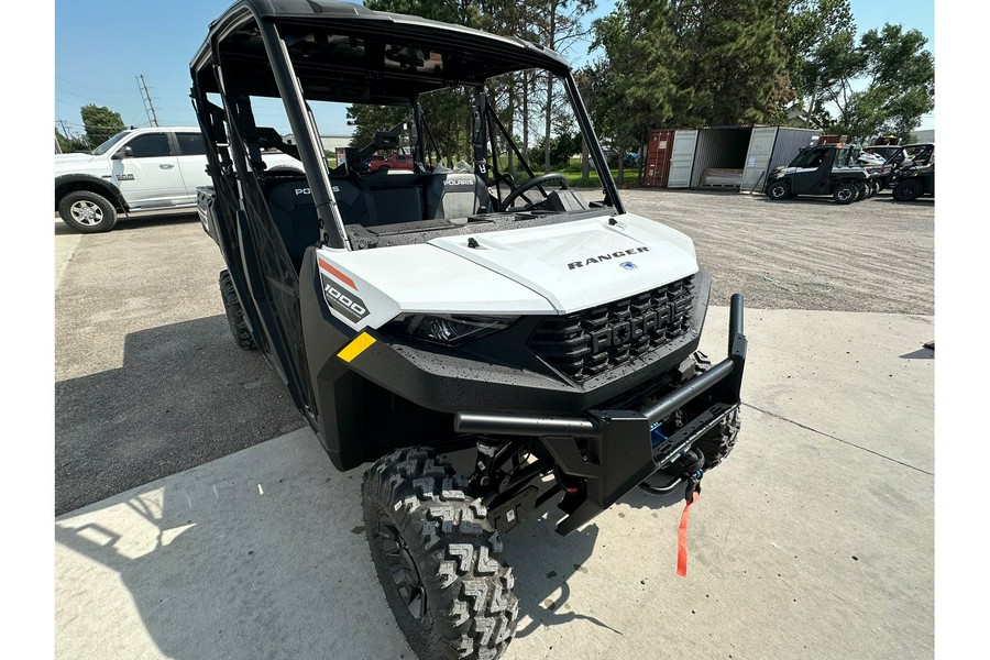 2025 Polaris Industries RANGER CREW 1000 PREMIUM - STATE FAIR DEMO WHITE LIGHTNING