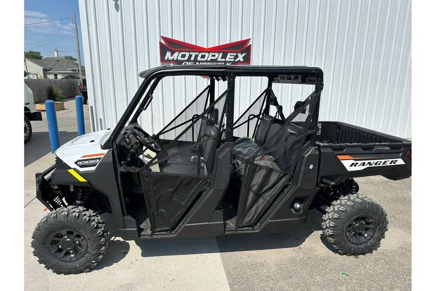 2025 Polaris Industries RANGER CREW 1000 PREMIUM - STATE FAIR DEMO WHITE LIGHTNING