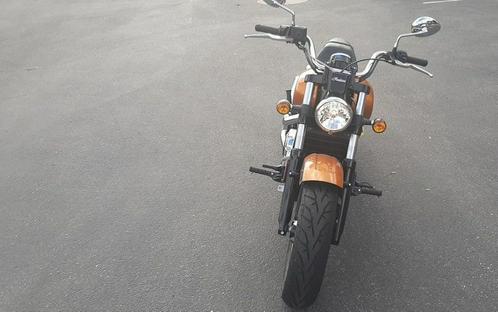 2023 Indian Motorcycle® Scout® ABS Icon Riot Orange Metallic/Black Metallic