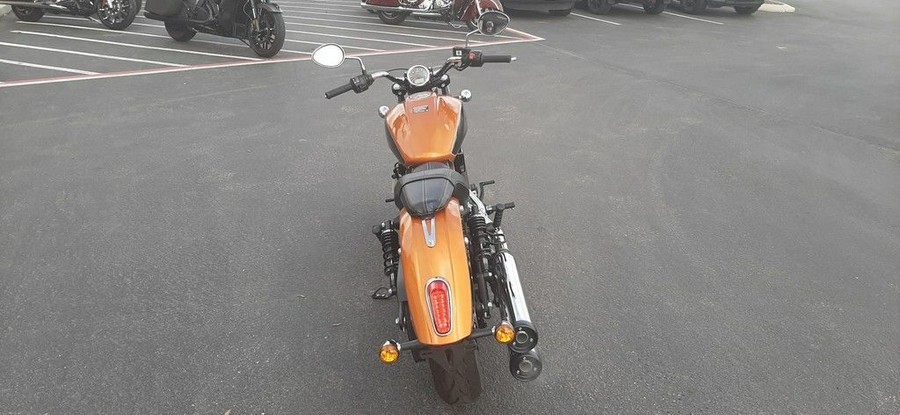 2023 Indian Motorcycle® Scout® ABS Icon Riot Orange Metallic/Black Metallic