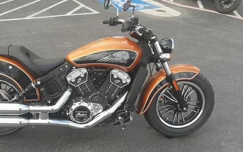 2023 Indian Motorcycle® Scout® ABS Icon Riot Orange Metallic/Black Metallic