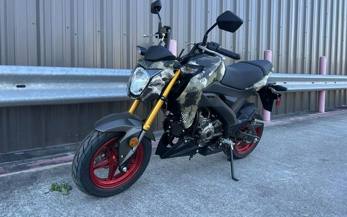 2026 Kawasaki Z125 PRO Cypher Camo Beige Base