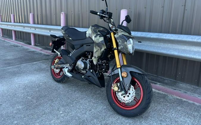 2026 Kawasaki Z125 PRO Cypher Camo Beige Base