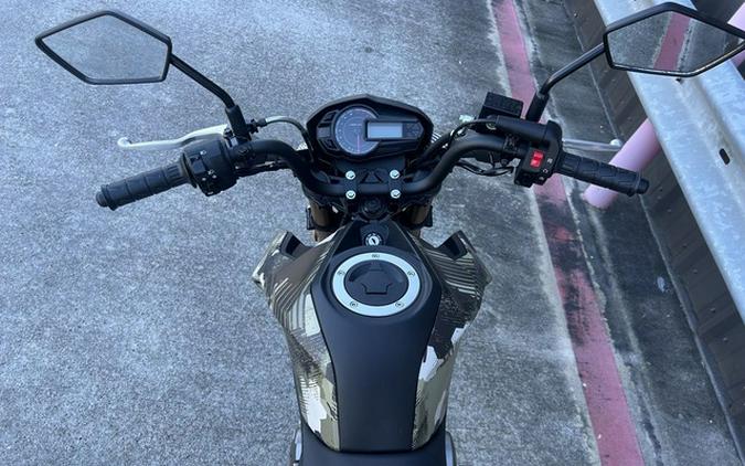 2026 Kawasaki Z125 PRO Cypher Camo Beige Base