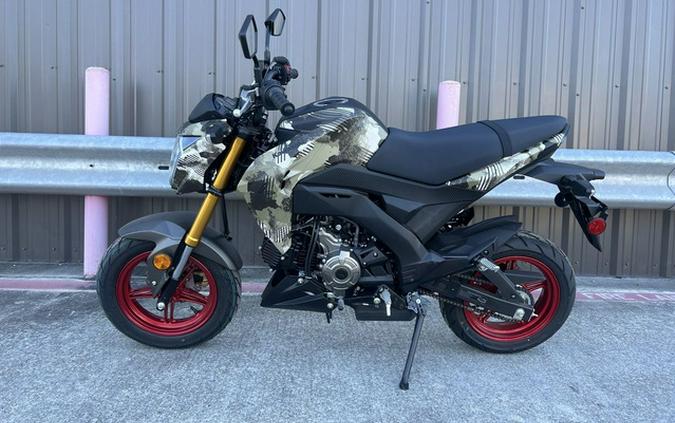 2026 Kawasaki Z125 PRO Cypher Camo Beige Base