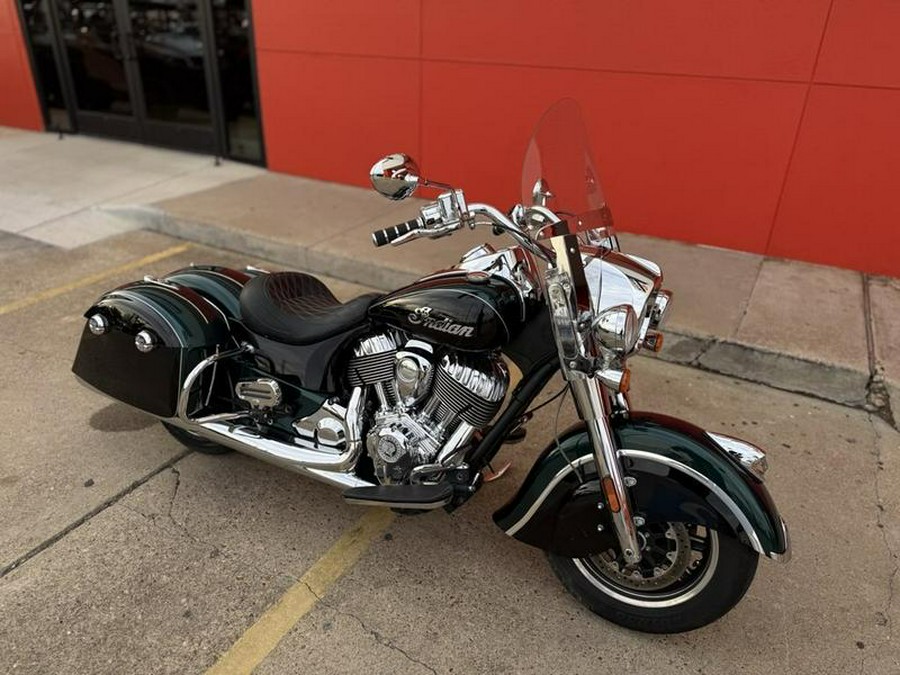 2018 Indian Motorcycle® Springfield® ABS Metallic Jade over Thunder Black