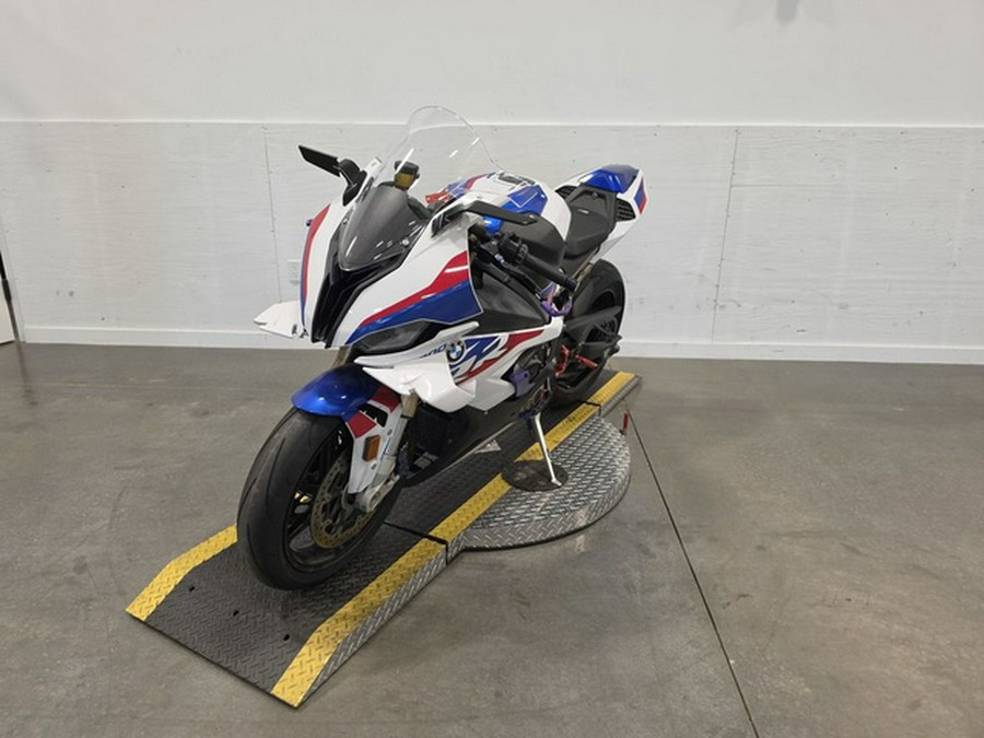 2022 BMW S 1000 RR Light White Racing Blue Racing Red
