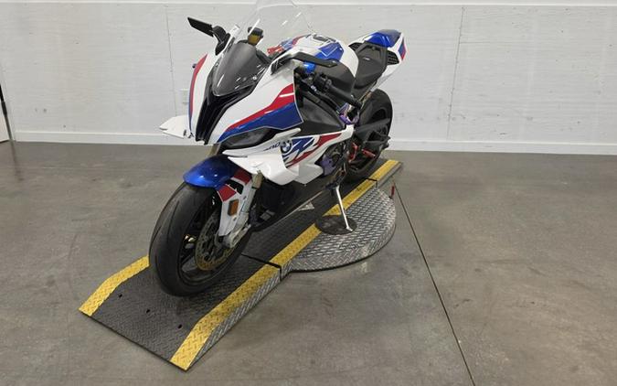 2022 BMW S 1000 RR Light White Racing Blue Racing Red