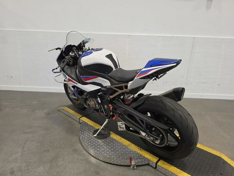 2022 BMW S 1000 RR Light White Racing Blue Racing Red
