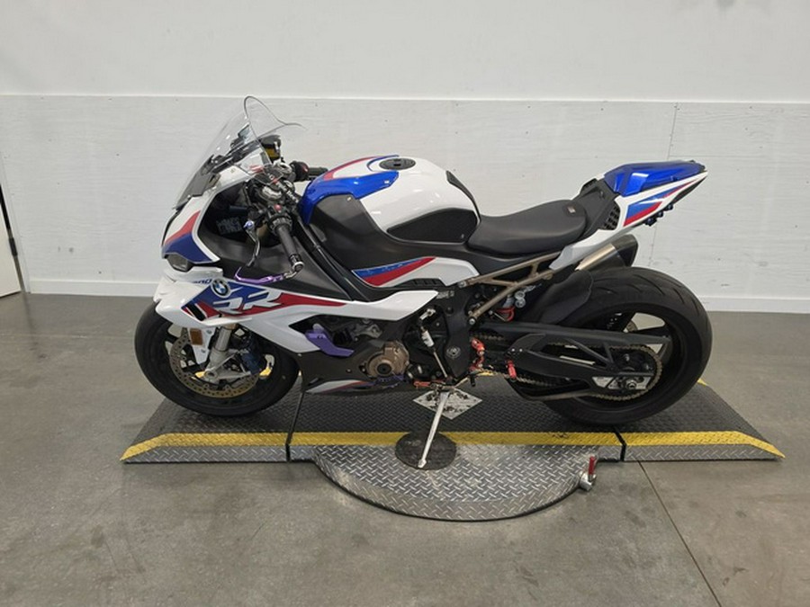 2022 BMW S 1000 RR Light White Racing Blue Racing Red