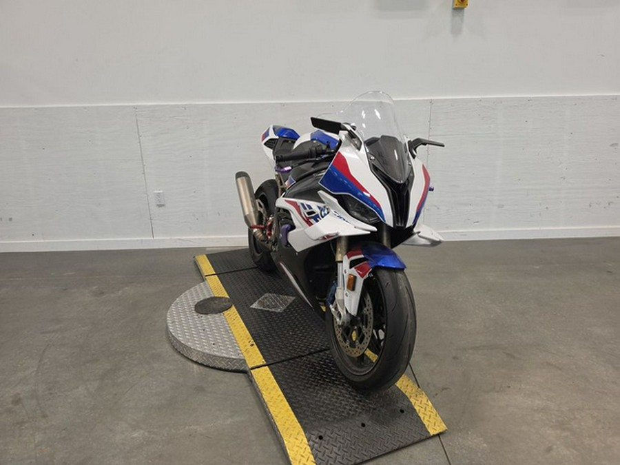 2022 BMW S 1000 RR Light White Racing Blue Racing Red