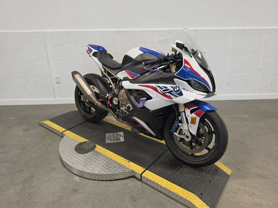 2022 BMW S 1000 RR Light White Racing Blue Racing Red