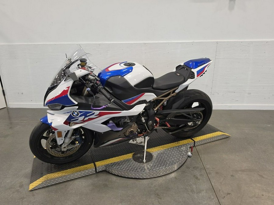 2022 BMW S 1000 RR Light White Racing Blue Racing Red