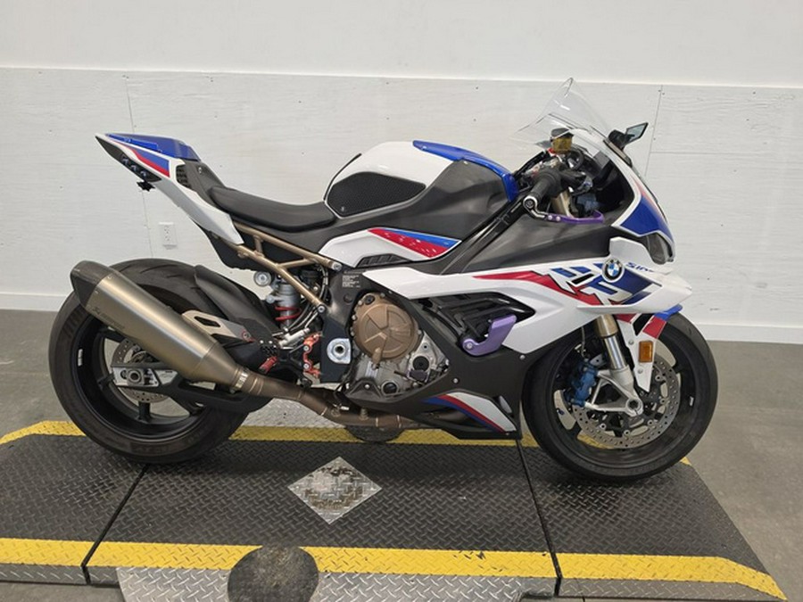 2022 BMW S 1000 RR Light White Racing Blue Racing Red