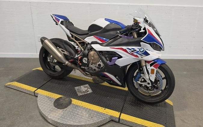 2022 BMW S 1000 RR Light White Racing Blue Racing Red