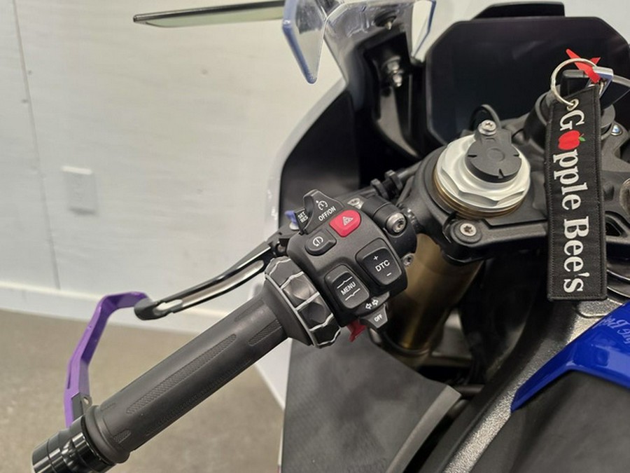 2022 BMW S 1000 RR Light White Racing Blue Racing Red