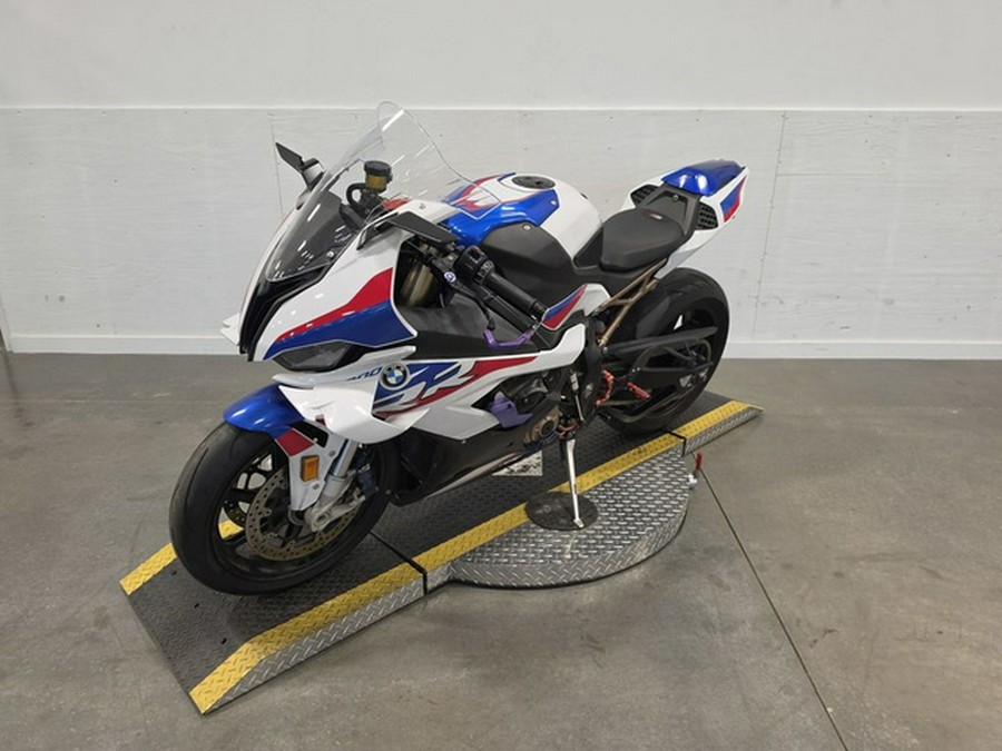 2022 BMW S 1000 RR Light White Racing Blue Racing Red