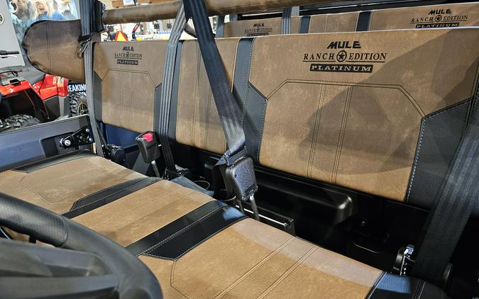 2026 Kawasaki Mule Pro-FXT 1000 Platinum Ranch Edition Metallic Deep Red - 110363