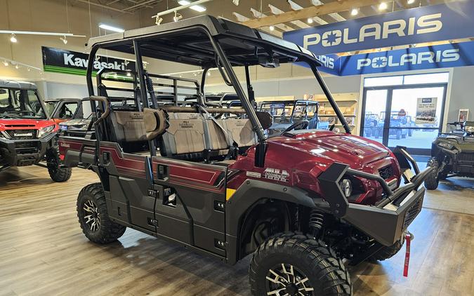 2026 Kawasaki Mule Pro-FXT 1000 Platinum Ranch Edition Metallic Deep Red - 110363