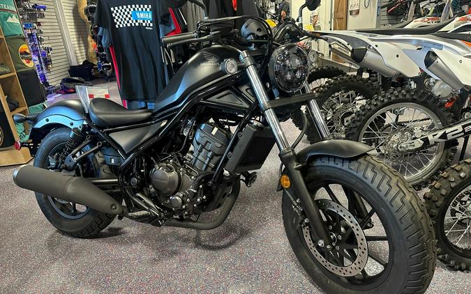 2023 Honda REBEL 300 - Matte Black Metallic