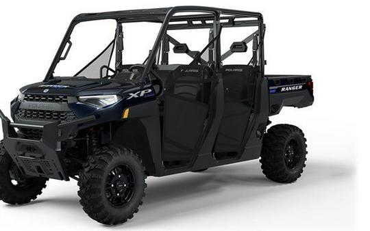 New 2024 POLARIS RANGER CREW XP 1000 PREMIUM AZURE CRYSTAL METALLIC