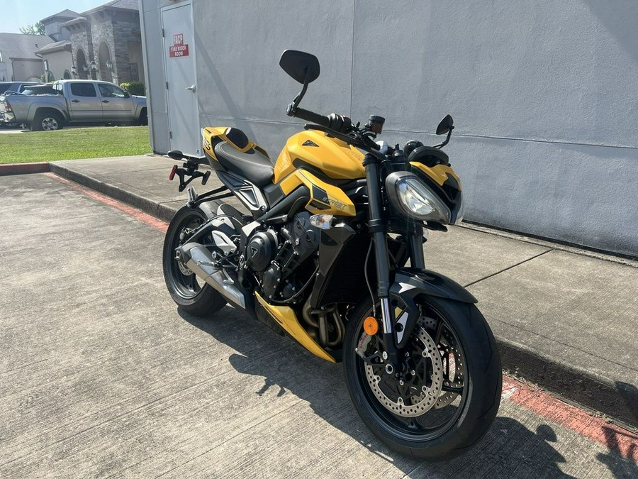 2024 Triumph Street Triple 765 RS Cosmic Yellow