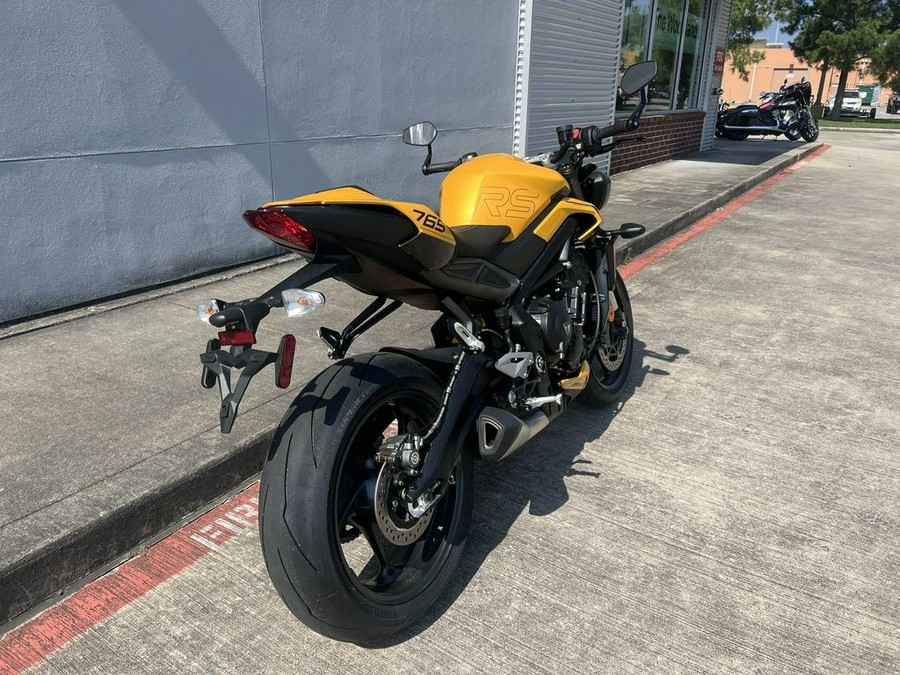 2024 Triumph Street Triple 765 RS Cosmic Yellow