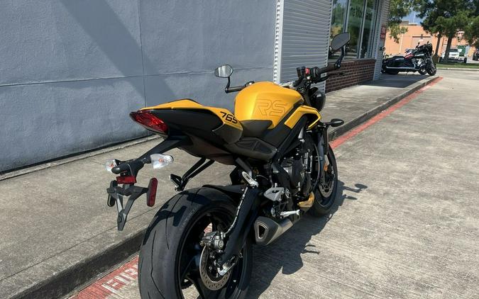 2024 Triumph Street Triple 765 RS Cosmic Yellow