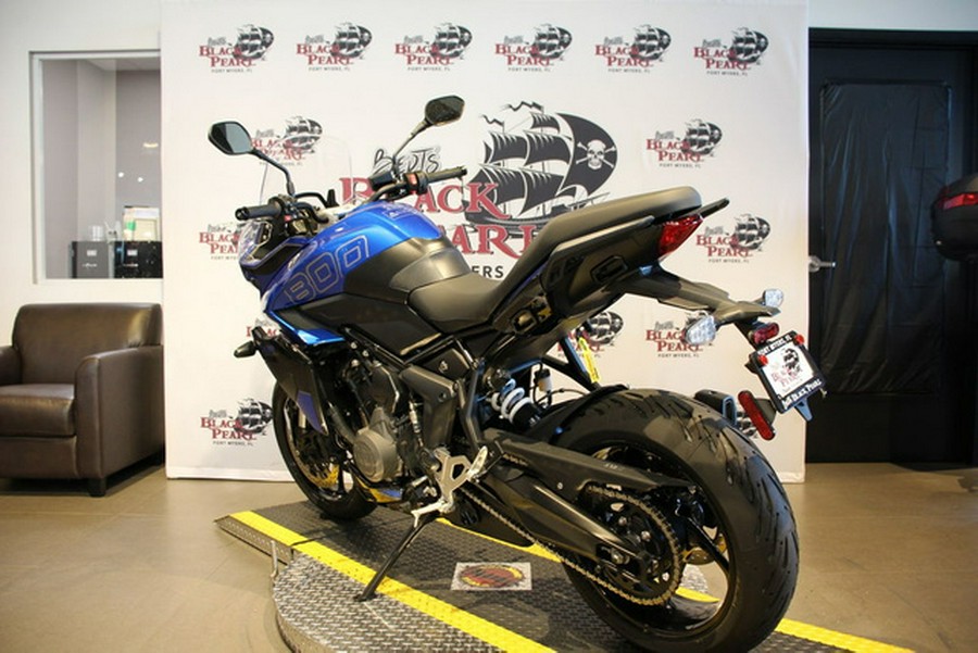 2026 Triumph Tiger Sport 800 GraphiteSapphire Black